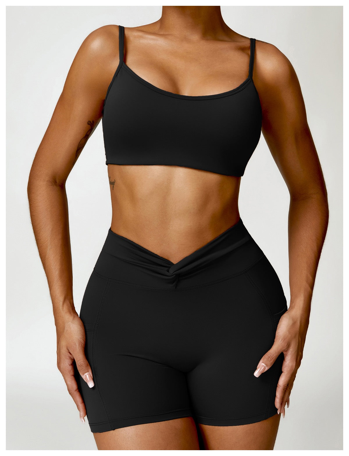 Twist-Waist Performance Shorts