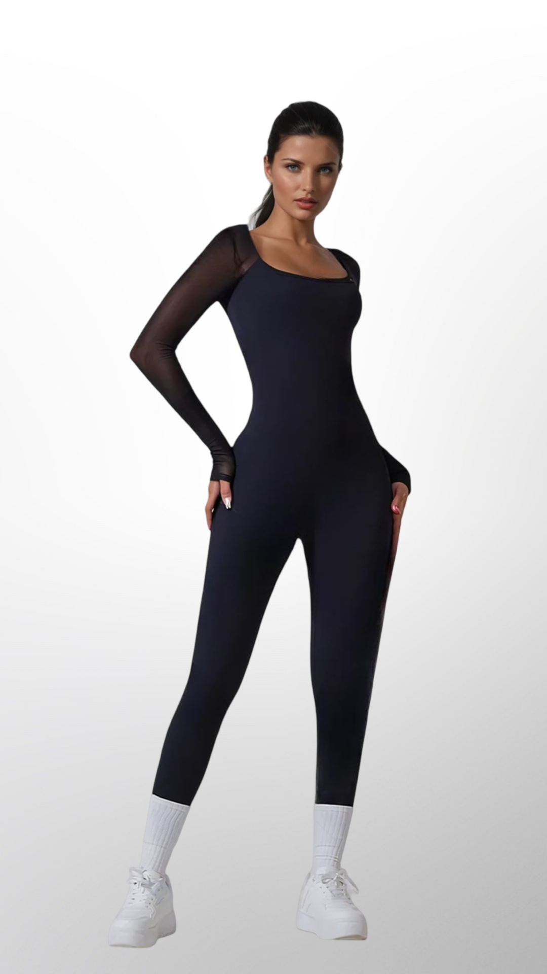 VeilBack Suit Sheer Elegance One-Piece